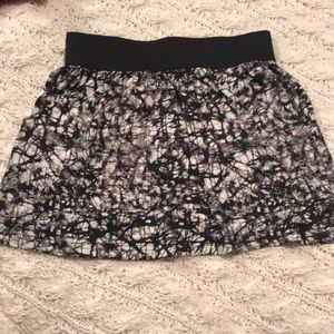 Black marble skirt